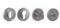 Preview: ProGriff TD-Georg auf Rosette–Chrom/Nickel matt